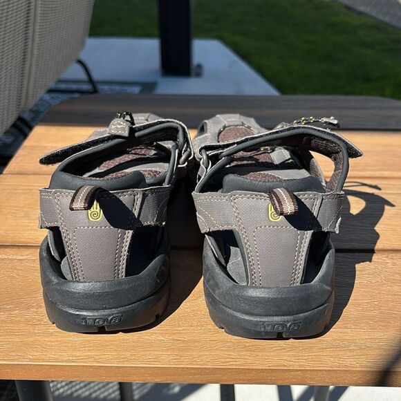 Teva Forbay Black Brown Outdoor Fishing Hiking walking Men’s Sandals size 9 NWOT - Picture 6 of 8